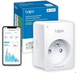 Prise Connectée WiFi Matter - Tapo P110M(FR) - Suivi de consommation - 16A Type E, Compatible avec Alexa, Google Home et