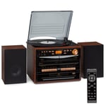 Chaîne stéréo DAB+ 388 20 W Max Cassette CD Vinyle BT FM/DAB+ USB SD