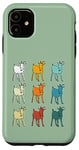 Coque pour iPhone 11 Goat Lover Farm Animals Retro Glitch Goats