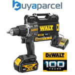 Dewalt DCD100P1T Black 18v XR Brushless Compact Combi Hammer Drill 100 Year