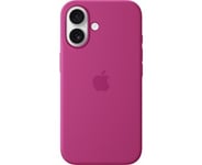 Apple iPhone 16 Silicone Case with MagSafe - Fuchsia