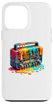 iPhone 13 Pro Max Dripping Paint Art Vintage Radio Antique Radios Case