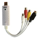 Carte de capture audio et vidéo UVC USB2.0 pour Windows Mac,pour convertir TV analogique,VHS,Hi8,caméscope,lecteur DVD en ordinateur,720P