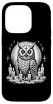 iPhone 14 Pro Sacred Satanic Owl with Candles | Dark Ritual Owl Witchcraft Case