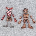 6-pack Fnaf Five Nights At Freddy's Game Figuurit Lelut Pöytäkoristeet Keräilynuket Lastenlahja [HK]