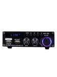 BlitzWolf AS-22 audio amplifier 45W Bluetooth 5.0 USB + remote control (black)