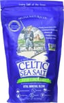 Fine  Ground  Celtic  Sea  Salt  16  Ounce  Resealable  Bag -  Great  for  Cooki