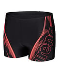 Arena Men's Graphic Swim Shorts Black