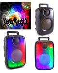 ENCEINTE SONO PORTABLE PARTY BLUETOOTH 150W MOBILE USB TWS LED RGB MSD RADIO FM ENTRÉE MICROPHONE