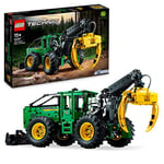 LEGO Technic John Deere 948L-II Skidder Set, Large 1,492-Piece Construction Vehicle Toy with Pneumatic Functions and 4 Wheel Drive, Model Building Kit for Engineering Enthusiasts, Gift Idea 42157
