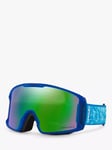 Oakley OO7093 Unisex Line Miner M Ski Goggles, Blue Blaze/Snow Jade