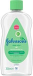 JOHNSON'S Aloe Vera Baby Oil 300Ml – Leaves Skin Soft and Smooth – Ideal for Del