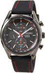 Seiko Mens Solar Chronograph Watch Black Dial Black Strap SSC777P1