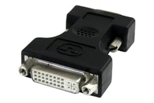 StarTech.com DVI to VGA Cable Adapter - Black - F/M (DVIVGAFMBK) - VGA-adapter