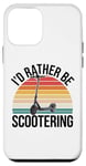 Coque pour iPhone 12 mini Trottinette électrique rétro vintage Street Stunt E-Scooter Tricks