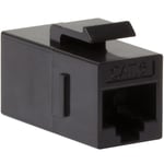 LogiLink Keystone-skarvdon Cat6 UTP 2 x RJ45 Svart