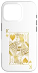 Coque pour iPhone 16 Pro Cartes de poker Lucky Knight King of Hearts Game Casino