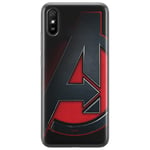 ERT GROUP Coque de téléphone Portable pour Xiaomi REDMI 9A Original et sous Licence Officielle Marvel Motif Avengers 019 Parfaitement adapté à la Forme du Portable, en TPU Black