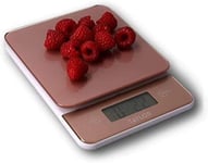 Taylor Digital Glass Kitchen Scales, Stylish Compact Food Weigh Scales with Pre