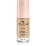 Collistar NUDO Second Skin Foundation SPF 15 radiance moisturising foundation with smoothing effect shade 2N Beige 30 ml