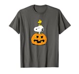 Peanuts - Halloween - Snoopy Woodstock Pumpkin T-Shirt