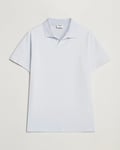 Filippa K Soft Lycra Polo T-Shirt Ice Blue