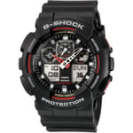 Casio G-shock Mens Black Watch GA-100-1A4ER - One Size