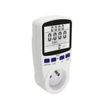 Start - Wattmetre, prise 220V av, eu, lcd digital, compteur de puissance, energie, kWh, mesure le courant, analyseur