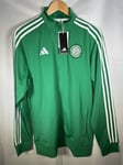 Celtic FC DNA Adidas Anthem Track Jacket Green White UK Large Brand New