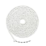 WWYSSZ Plomb Rideau - 5 Mètres Fil de Corde de Plomb pour Rideaux, Ruban de Plomb de 5M Tresse de Plomb pour Rideaux, Lestage de Rideau, Pliage Parfait, pour Rideaux,Tissus, Moustiquaire (30g)