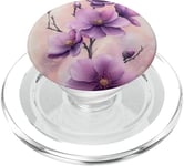 Fleur De Cerisier Japonais Fleur Pourpre PopSockets PopGrip pour MagSafe