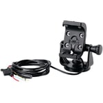 Garmin Marine Boat Mount with Power Cable for Garmin Montana Handheld GPS, Black