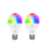 Gosund Smart LED-lampe RGB E27 2-pak