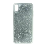 Babaco Phone Case For Iphone XS Max Liquid Glitter Effect, Silver