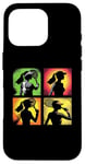 Coque pour iPhone 16 Pro Tennis Pop Art Joueuse de Tennis Vintage Femme