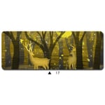 JUMOQI Deer Mouse Pad Gamer Cheapest Notbook Mouse Mat Gaming Mousepad Pad Mouse Pc Desk Padmouse Mats,400X700X3MM