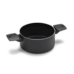 Moneta Recy Casserole à induction, surface en matériaux recyclés, revêtement antiadhésif et anti-rayures, tous feux, Lavable au lave-vaisselle, 20 cm