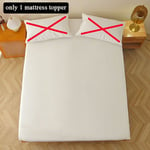 Waterproof Bamboo Fiber Mattress Topper 150x200cm & Pillowcases Set