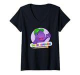 Womens Cute Dinosaur Ty Bobb the T-Rex Dino-Buddies Dino-Stars V-Neck T-Shirt