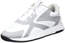 BOSS Men's Titanium_Runn_thm Running, Open White120, 12 UK