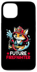 Coque pour iPhone 13 Cartoon Fox Pompier Future Pompier