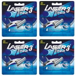 16-pack rakblad, passar till Gillette Sensor3, Sensor 3