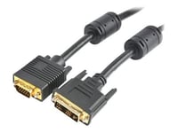 Prokord Dvi-kabel 2m. Dvi-a Vga (d-sub) Sort