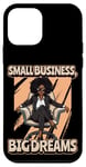 iPhone 12 mini Small Business Big Dreams Black Hustle Empowerment Case