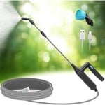 Pulvérisateur électrique, Lance Telescopique Pulverisateur Electrique Toiture, usb Rechargeable Pulvérisateur Jardin, Portable Pulvérisateur Jardin