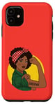 Coque pour iPhone 11 Chemise noire Incassable Melanin Girl Power