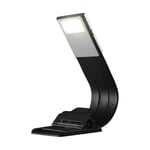 Memkey - Lampe de lecture led à pince Solide Interrupteur 4 niveaux de luminosité livre lumière Multifonction : marque-page, lampe de lecture pour