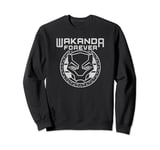 Marvel Black Panther: Wakanda Forever Faded Panther Logo Sweatshirt