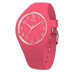 Ice-Watch - Ice Glam Colour Raspberry - Montre Rose pour Femme avec Bracelet en Silicone - 015331 (Small)