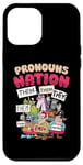 iPhone 14 Plus Pro Pronouns Nouns Trans Pride Equality - Queer Nonbinary Case